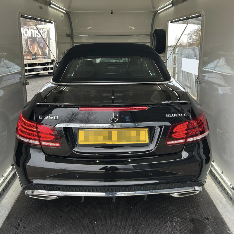 Mercedes E-Class Transported for Annual Service and MOT