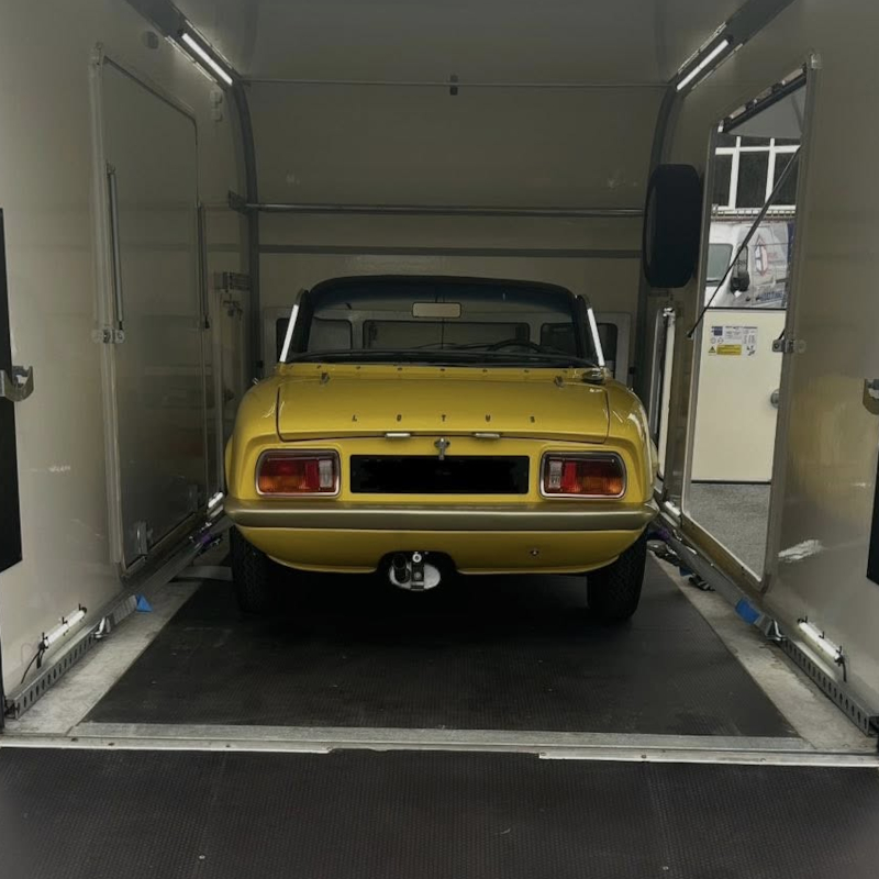 stunning-lotus-elan-sprint-transported-for-specialist-hood-work-02